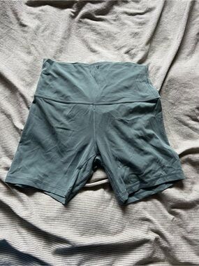 lululemon athletica High-Rise Athletic Shorts in Muted Teal